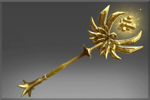 Inscribed Golden Staff of Perplex